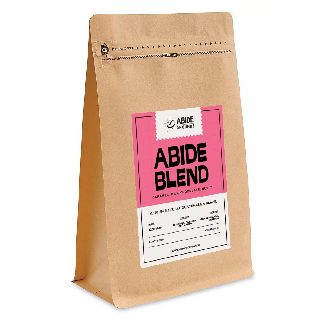 Abide Blend coffee bag