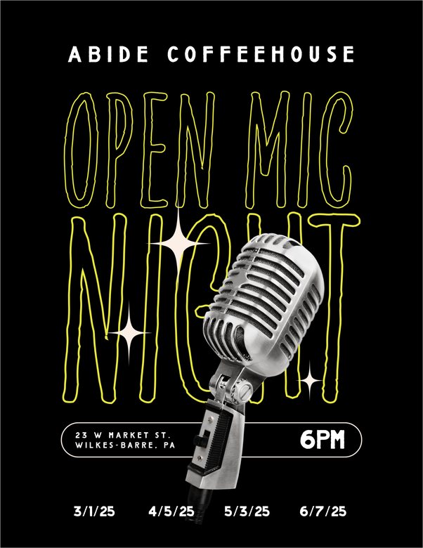 Open Mic Night poster