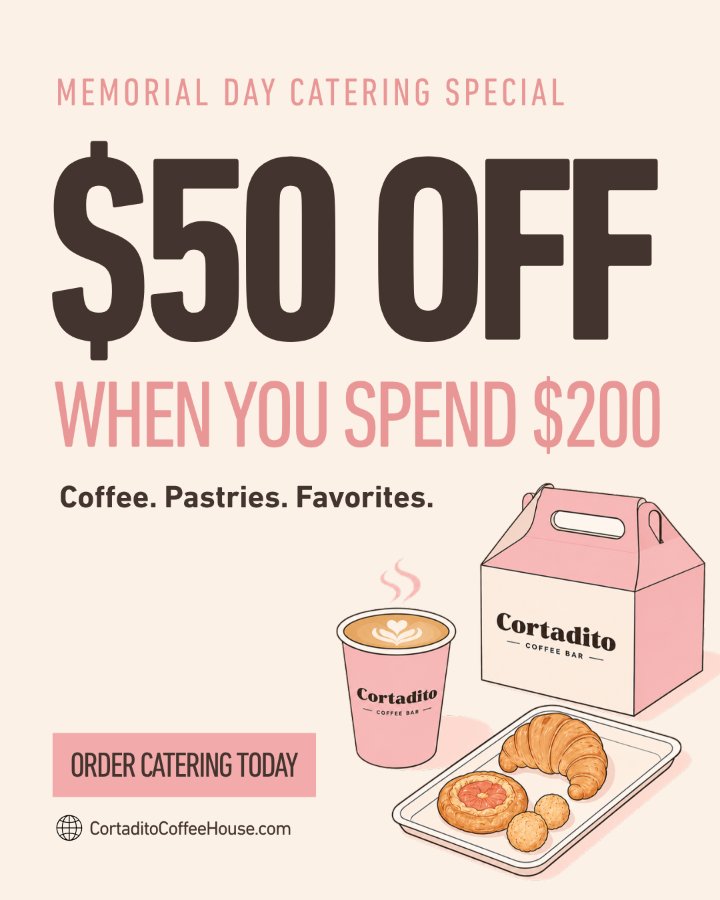 Memorial Day catering campaign