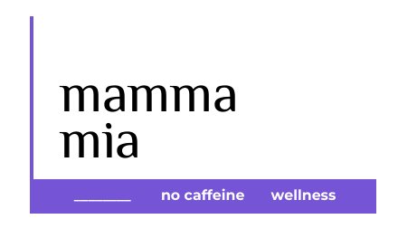mammamia tea label