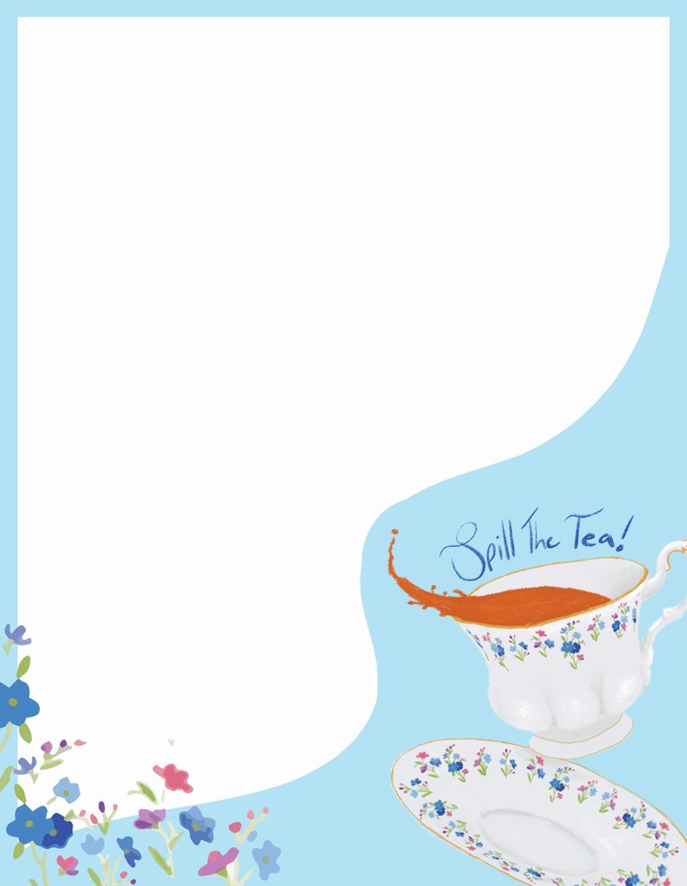 Teasperience letterhead and notepad