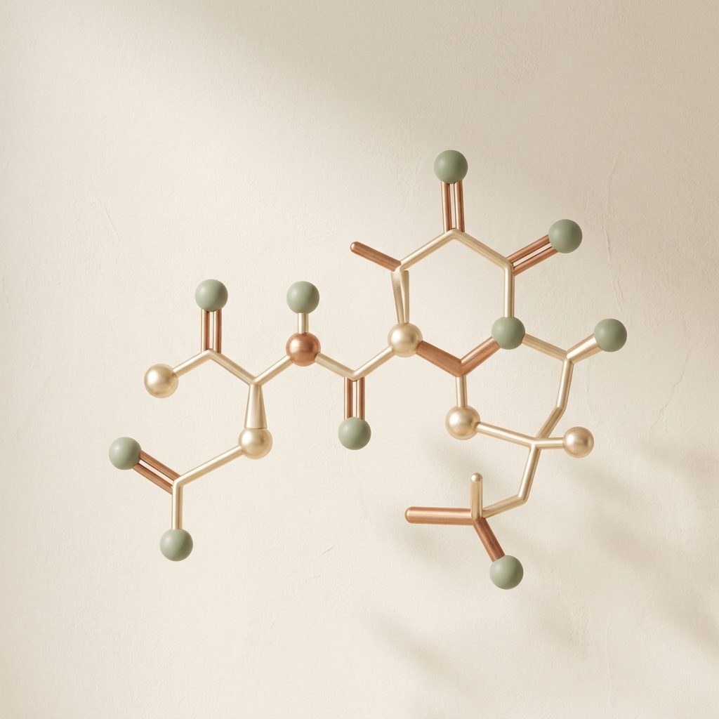 GHK-Cu peptide render